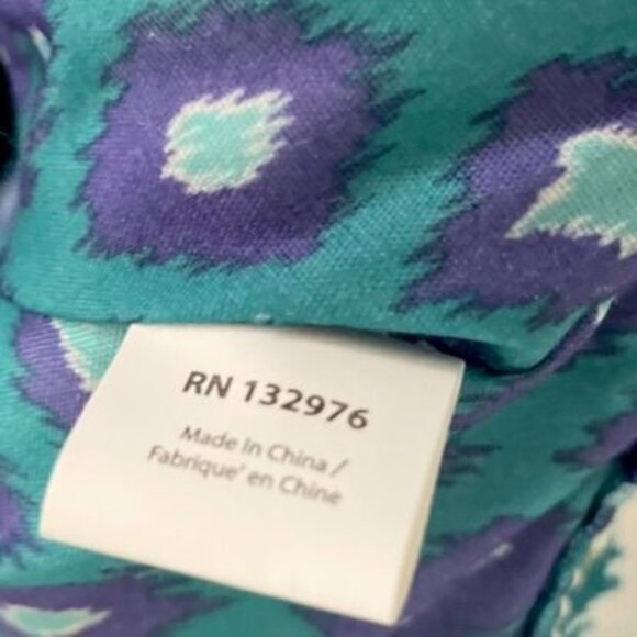 Dena Ikat Paisley Kumari Large Tote With Leather Accents - Picture 10 of 10